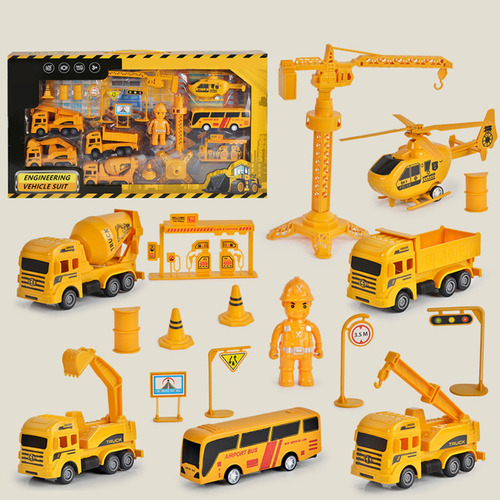 O Kids Construction Vehicles Playset, Escavadeira, Dump 3123