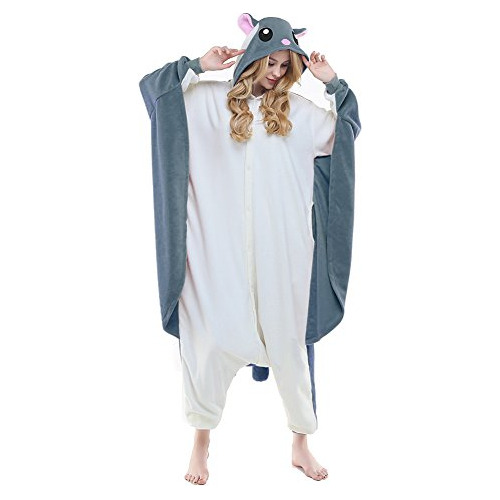 Flying Squirrel Disfraz Sleepsuit Adulto Pijamas