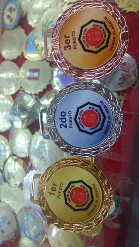Medallas Personalizadas Bronce, Zamak 