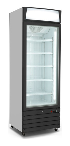 Freezer Vertical Puerta Vidrio Iccold Fd-ls57 350 Lt