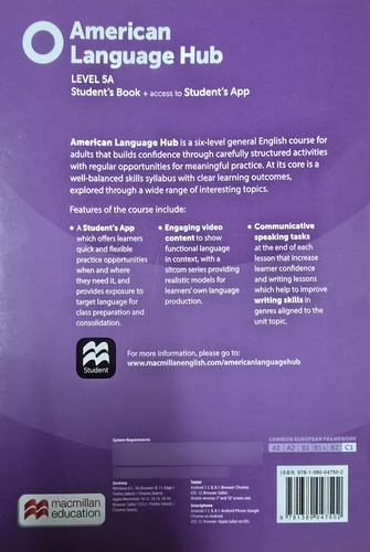 American Language Hub 5a Split Version Inglés Experto