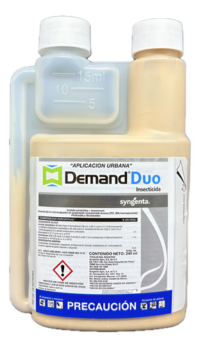 Demand Duo Insecticida Mata Cucaracha Chinche Mosquito 240ml