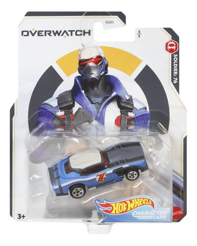 Soldier: 76 - Overwatch - Character Cars 1/64 - Hot Wheels