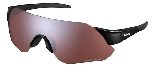 Gafas Shimano Aerolite Ridescape, lentes negras de alto contraste, color marrón