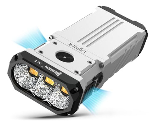 Linterna Recargable Wuben X1 12000lm, 7 Modos De Luz, Imperm