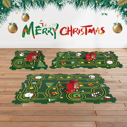 Puzzle Tracks Set Track Toy Un Rompecabezas De 4 Piezas