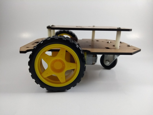 Kit Seguidor De Linea Evasor Obstaculos Robot Movil Arduino