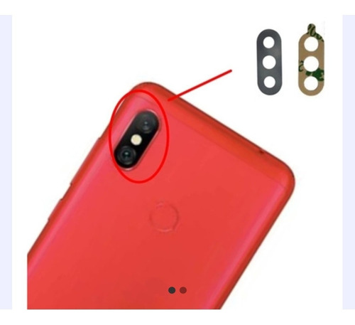 Vidrio Camara Trasera Xiaomi Redmi Note 6 Pro