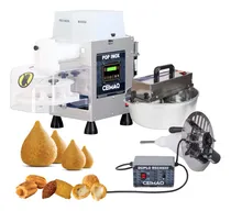 Comprar Máquina De Salgados Pop Inox + Masseira 5kg + Duplo Recheio
