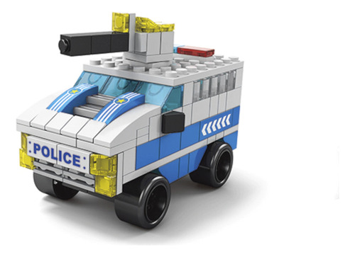 Corpo Policial Carros 1000 Peças Blocos De Montar Brinquedo