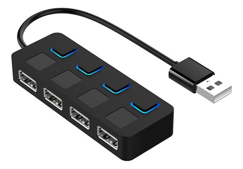 Divisor Usb 2.0 Hub Multi 4 Puerto Expansor Multipl Usb2.0 :