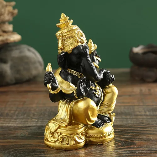 Estatuilla Rara De Ganesha Elefante Dios Buda Decorativa
