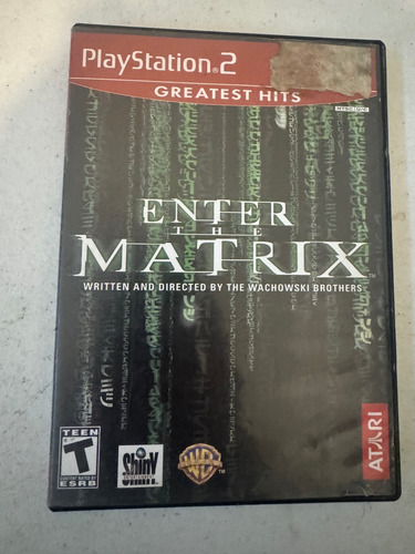 Enter The Matrix Para Playstation 2 Original (Usado)