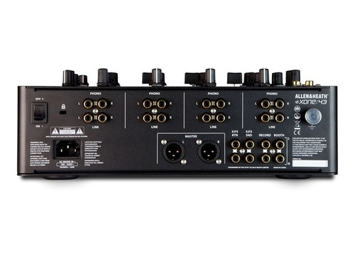 Imagen 4 de 5 de Allen And Heath Xone 43 Mixer Dj 4 Canales Analogico