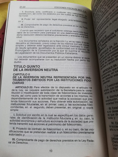 Ley Inversión Extranjera 2004 Reglamento (Usado)
