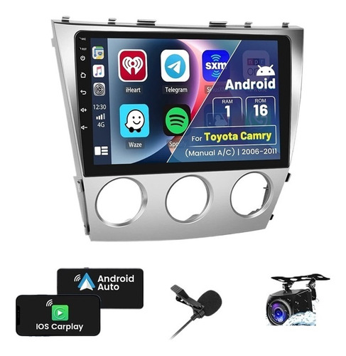 Estereo Toyota Camry 2006-2011 Android Carplay Gps 2g+32g