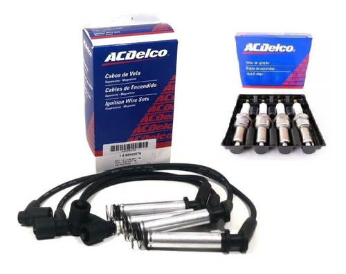 Kit Cables Y Bujias Acdelco Chevrolet Vectra - Zafira 2.0 8v