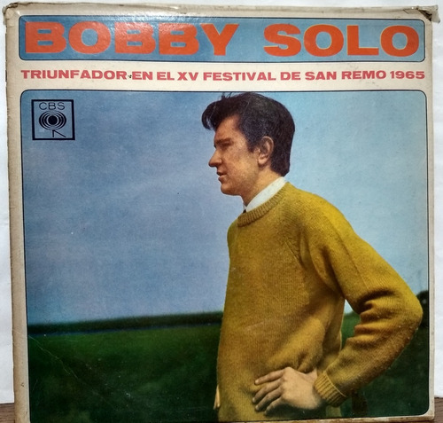 Bobby Solo  Triunfador En El Xv Festival De San Remo 1965 Lp