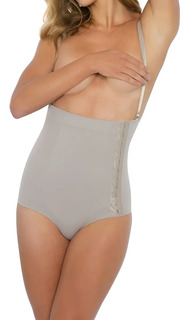 Cinta Pós Parto Plie Control Ref 50107 Cor Fendi Tamanho M