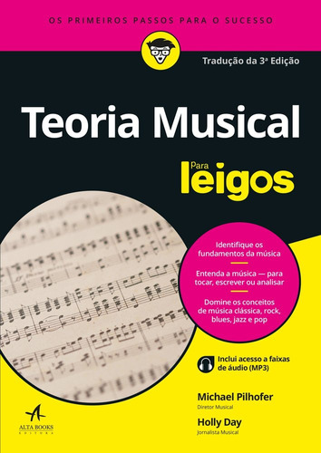 Teoria musical para leigos, de Pilhofer, Michael. Série Para leigos Starling Alta Editora E Consultoria  Eireli, capa mole em português, 2019