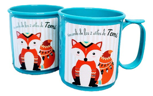 Tazas Plásticas Personalizadas Souvenirs 35u.