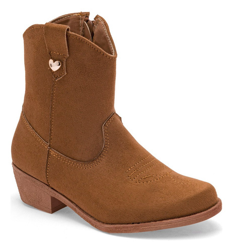 Bota Vaquera Dmonas 5091 Para Niña Color Camel E7