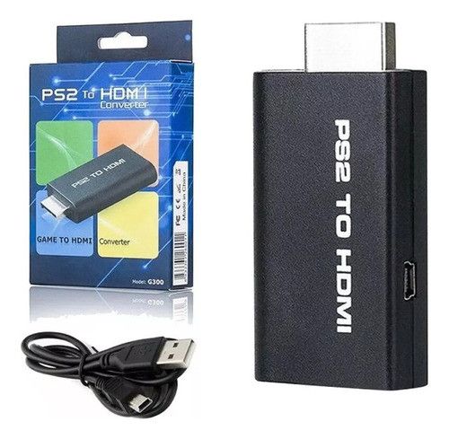 Conversor Adaptador Para Playstation 2 Ps2 A Hdtv C/auxiliar