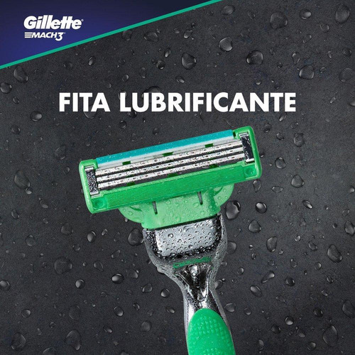 Carga Para Lâmina De Barbear Gillette Mach3 Sensitive-2unid