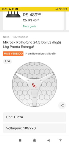 Mikrotik Lhg 24.5 Dbi