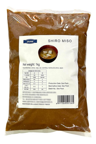 Shiro Miso / Miso Blanco 1 Kg Yume - Lireke