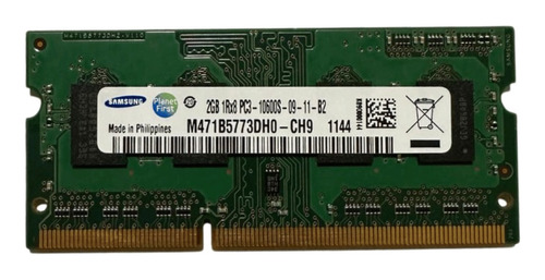 Memoria Ram Samsung 2gb 1rx8 Pc3-10600s-09-11-b2  