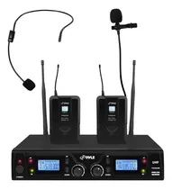 Comprar Sistema De 2 Micrófonos Inalámbricos Uhf 2 Belt Packs Pyle