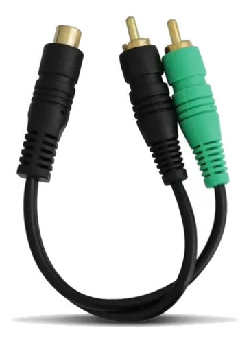 Cabo Y 2 Machos 1 Fêmea Linha 100 Pro Technoise 23cm Rca Pvc