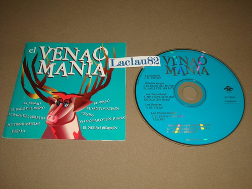 El Venao Mania 1995 Rodven Cd Wilfrido Vargas Solistas Can