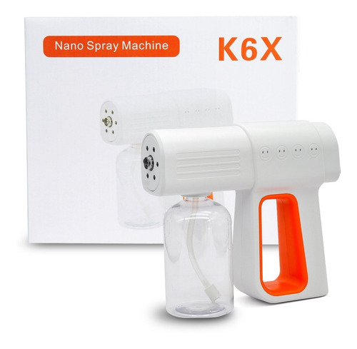 Imagen 4 de 10 de Pistola Sanitizante Desinfectante Spray Recargable Luz Uv