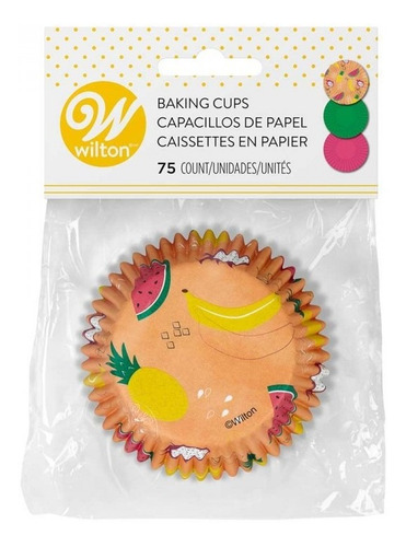 Capacillos De Cupcakes De Frutas 75 Piezas
