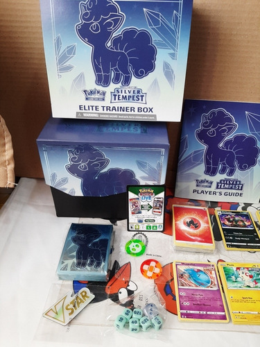 Elite Trainer Box Silver Tempest Abierta Con Muchas Tarjetas (Usado)