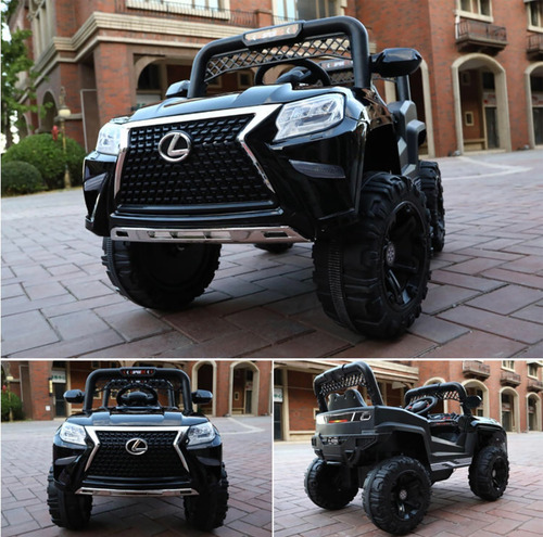 Imagen 6 de 10 de Carro Moto Electrico Niños Lexus Llanta Goma Bluetooth Ctrol