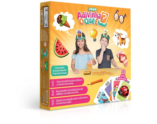 Jogo Educativo Adivinha O Que É Toyster Brinquedos