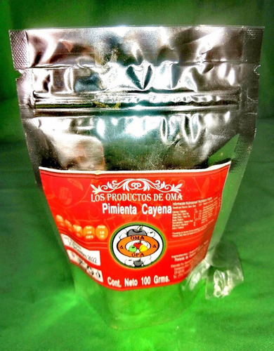 Pimienta Cayena En Polvo 100 Grms 2 Piezas