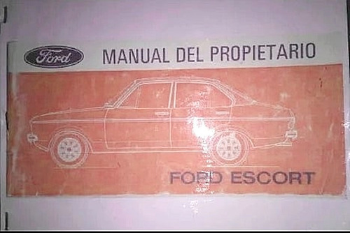 Manual De Usuario Ford Escort Mk 2 Pamperito En Papel 