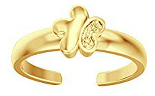 Anillo Para Pie - Diamante Simulado En Plata De Ley 925 Chap