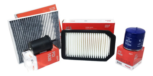 Kit Filtros Hyndai Hb20 1.0 12v 105cv Turbo Flex 2016/......