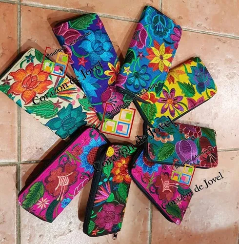 Carteras artesanales mexicanas sale