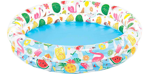 Piscina Inflable Stars Kiddie Con 2 Anillos Por Intex