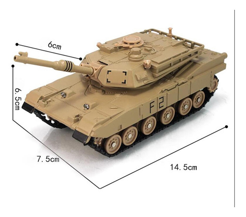 Modelo De Tanque De Aleación 1/55, Juguete De Estilo B