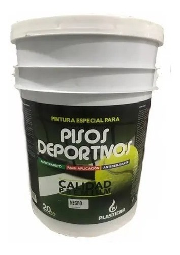 Pintura Pisos Deportivos Blanco Acrilica  Premium  X 10 Lts