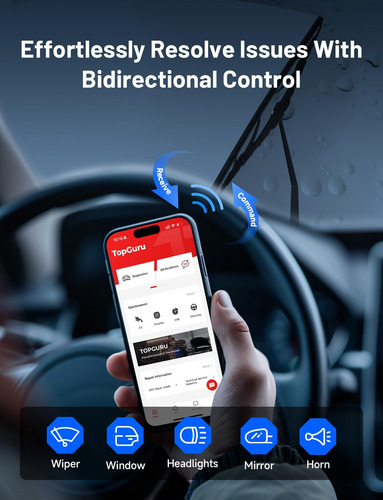 Topdon Topscan Obd2 Escáner Bluetooth Diagnóstico Mmg
