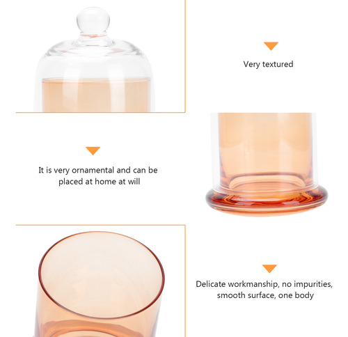 1 Juego De Portavelas Simple Para Vasos De Vidrio Transparen