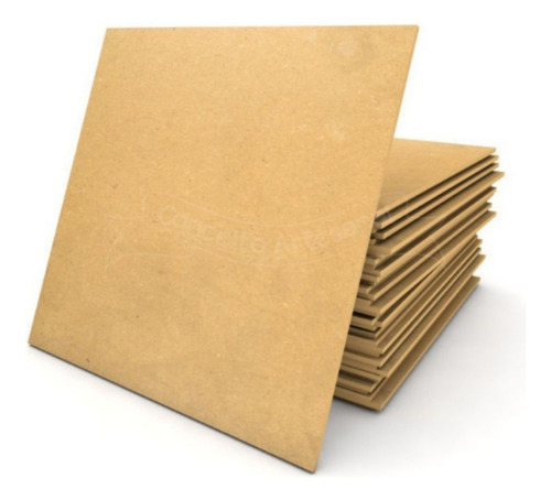 Placa Chapa Mdf Cru 3 Mm 100x80 Cm Artesanato